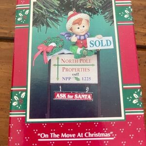 Enesco Christmas Ornament - “On The Move At Christmas”
